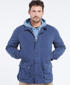 Barbour Ashby Casual Jacket Insignia Blue | NUP928651