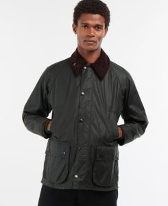 Barbour Bedale? Wax Jacket Black | IWY480293