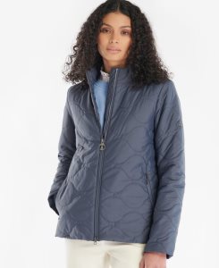 Barbour Bindweed Quilted Jacket Summer Navy | FHD017285