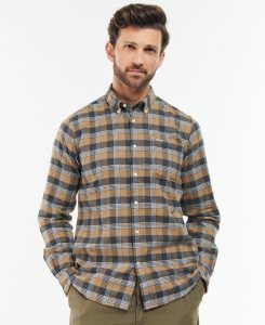 Barbour Brockwell Tailored Fit Shirt Blue | ZTX901527