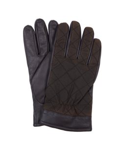 Barbour Dalegarth Gloves Olive Brown | FWJ126578