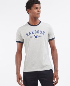 Barbour Freshman T-Shirt White | YBX451390