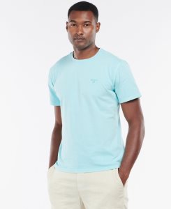 Barbour Garment Dyed T-Shirt Marine Blue | LDK398074