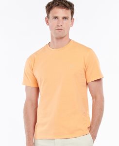 Barbour Garment Dyed T-Shirt Marine Blue | QTX532648