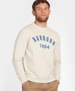 Barbour John Crew Neck Sweatshirt Navy | RBC783502