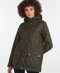 Barbour Lightweight Durham? Waxed Cotton Jacket Archive Olive | LZO738421