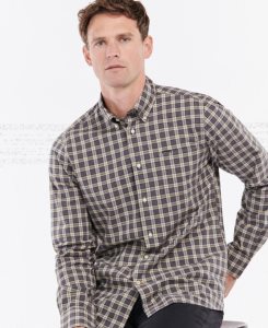 Barbour Lomond Tailored Shirt Stone | RLF413789