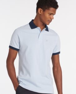 Barbour Lynton Polo Shirt Force Blue | XZQ385279