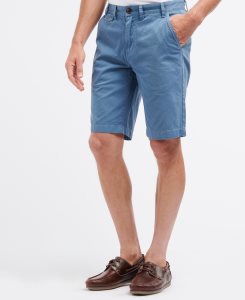 Barbour Neuston Twill Shorts Force Blue | MZL430276