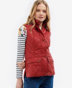 Barbour Otterburn Gilet Dark Red | DWA980236