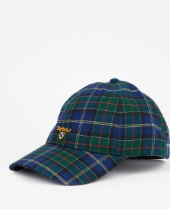 Barbour Oxbridge Tartan Sports Cap Ivy Tartan | HIV471986