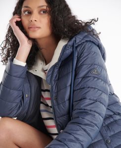 Barbour Seaholly Quilted Jacket Dark Oyster | NUO405819