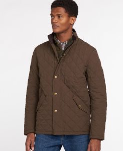 Barbour Shoveler Quilted Jacket Dark Sand | FTQ473156