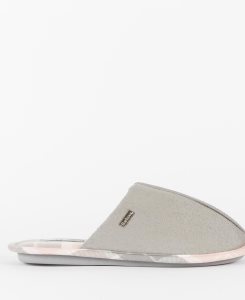 Barbour Simone Slippers Grey | CPM064897