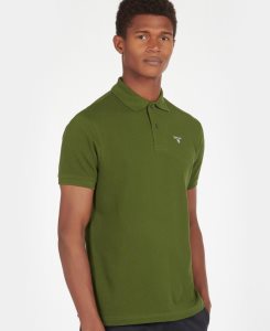 Barbour Sports Polo Shirt White | CIU265194