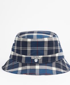 Barbour Tartan Bucket Hat Summer Navy Tartan | JFT754120