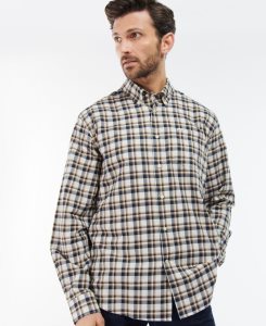 Barbour Turville Regular Fit Shirt Ecru Marl | TKY173680