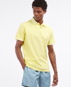 Barbour Washed Sports Polo Shirt Turf | KQN364807