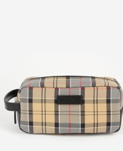 Barbour Wetherham Tartan Washbag Dress Tartan | EXT105632