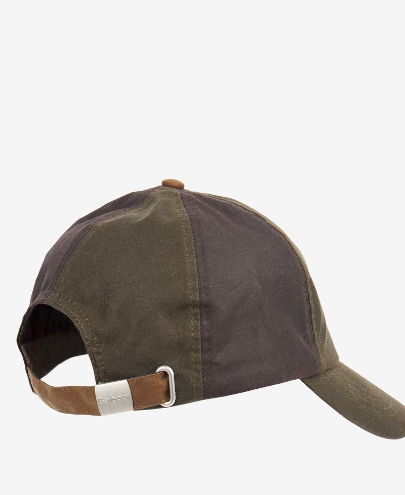 Barbour Alderton Sports Cap Olive Rustic Bark | GUO571026