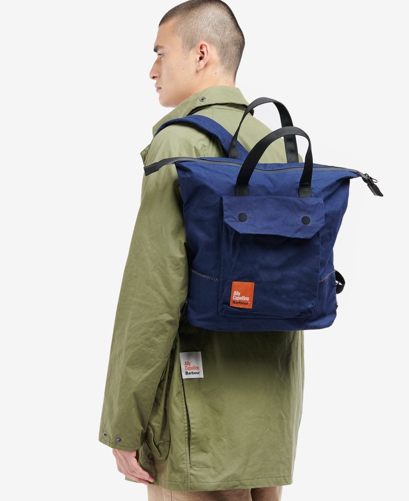 Barbour Ally Capellino Ben Backpack Royal Blue | ZHR278590