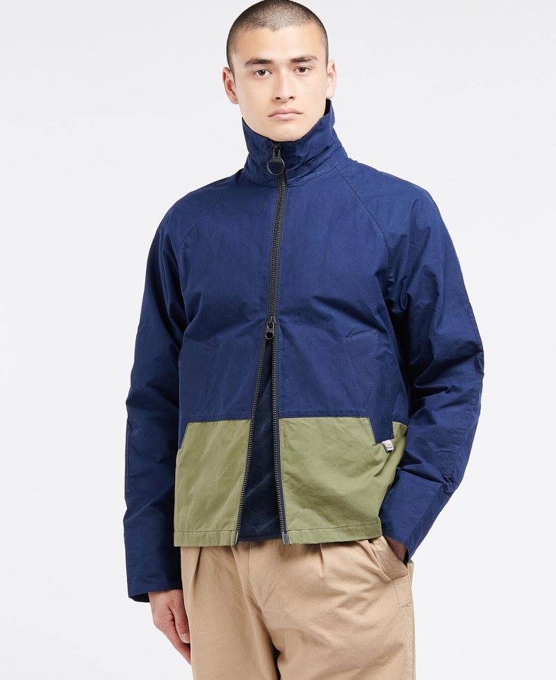 Barbour Ally Capellino Hand Casual Jacket Navy | NUO860379