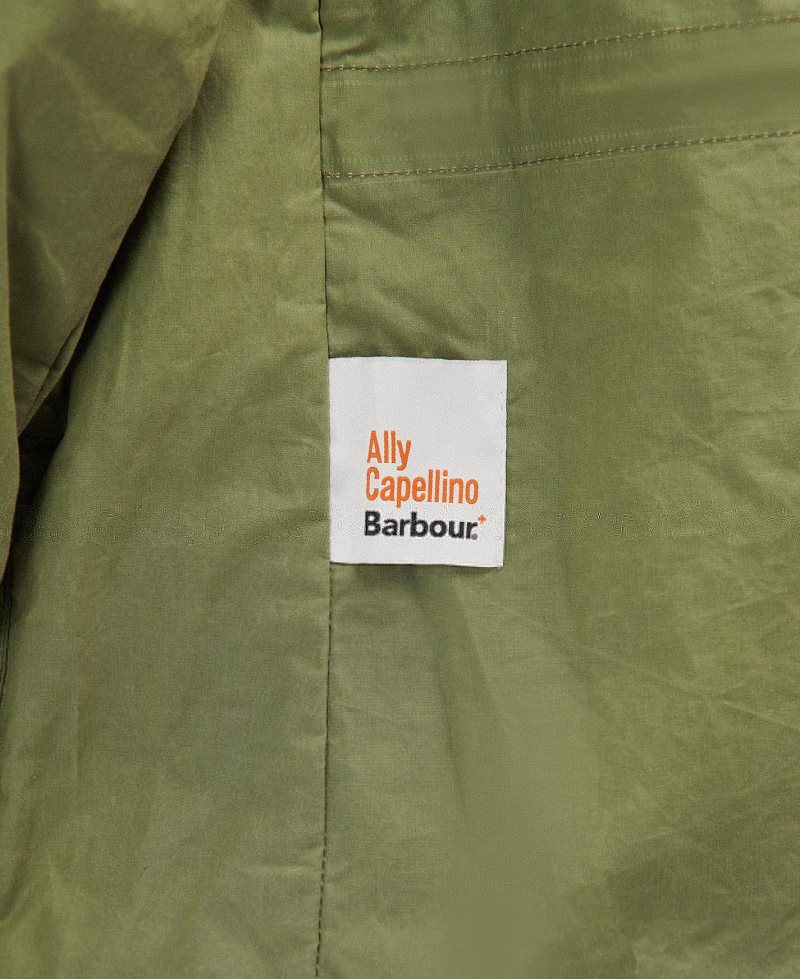 Barbour Ally Capellino Step Casual Jacket Army Green | HYE198736