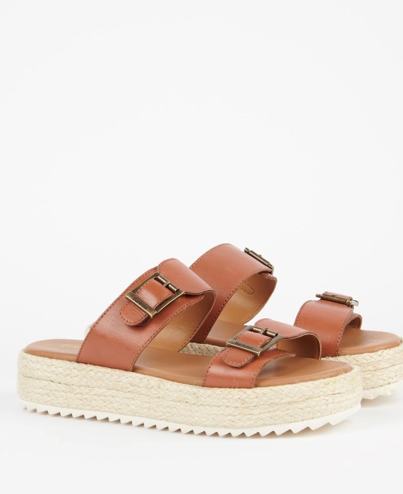 Barbour Amelda Sandals Tan | IHB521706