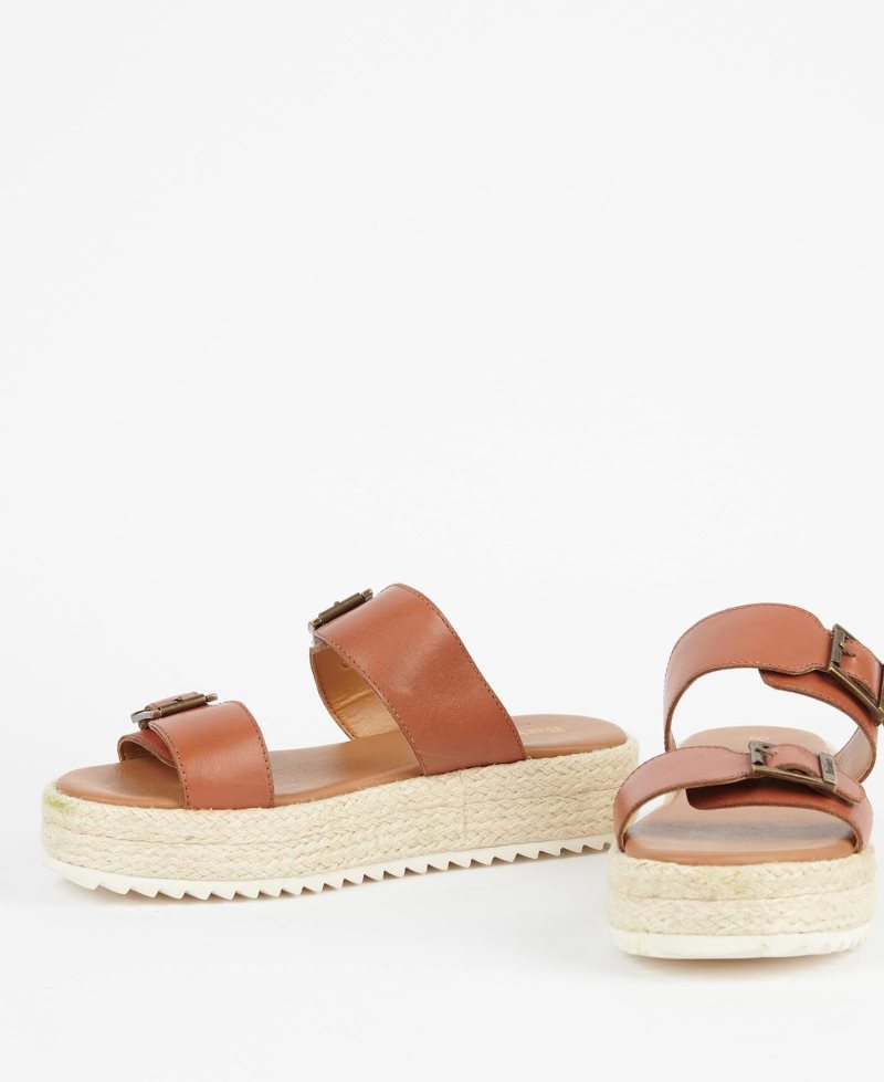 Barbour Amelda Sandals Tan | IHB521706