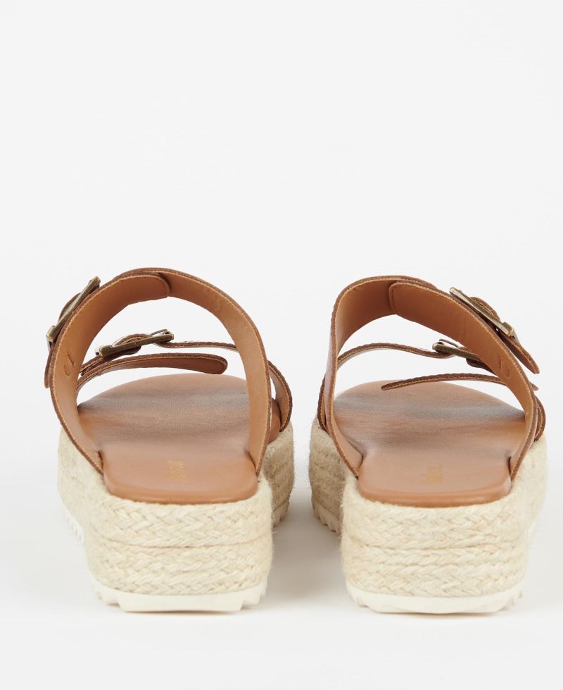 Barbour Amelda Sandals Tan | IHB521706