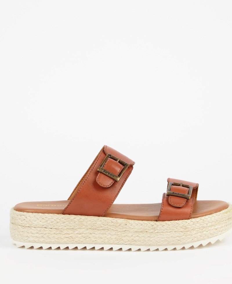 Barbour Amelda Sandals Tan | IHB521706