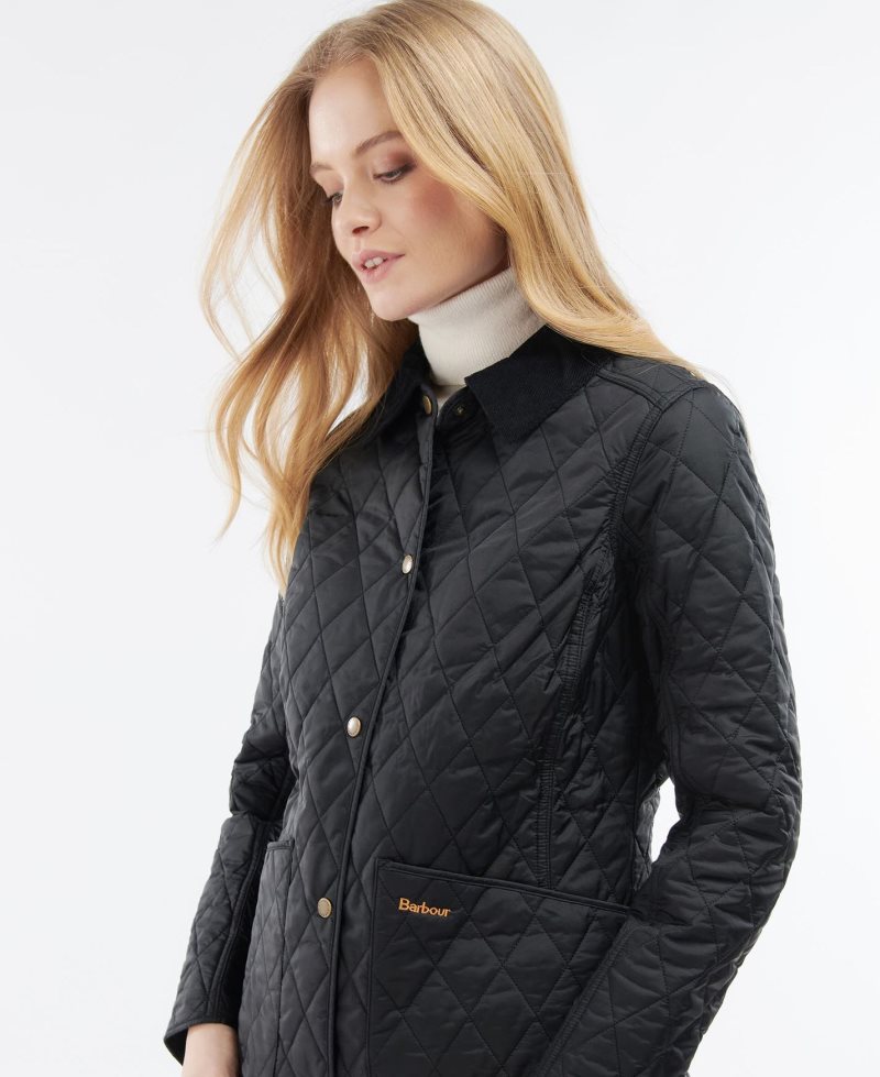 Barbour Annandale Quilted Jacket Dark Red | ISH270684