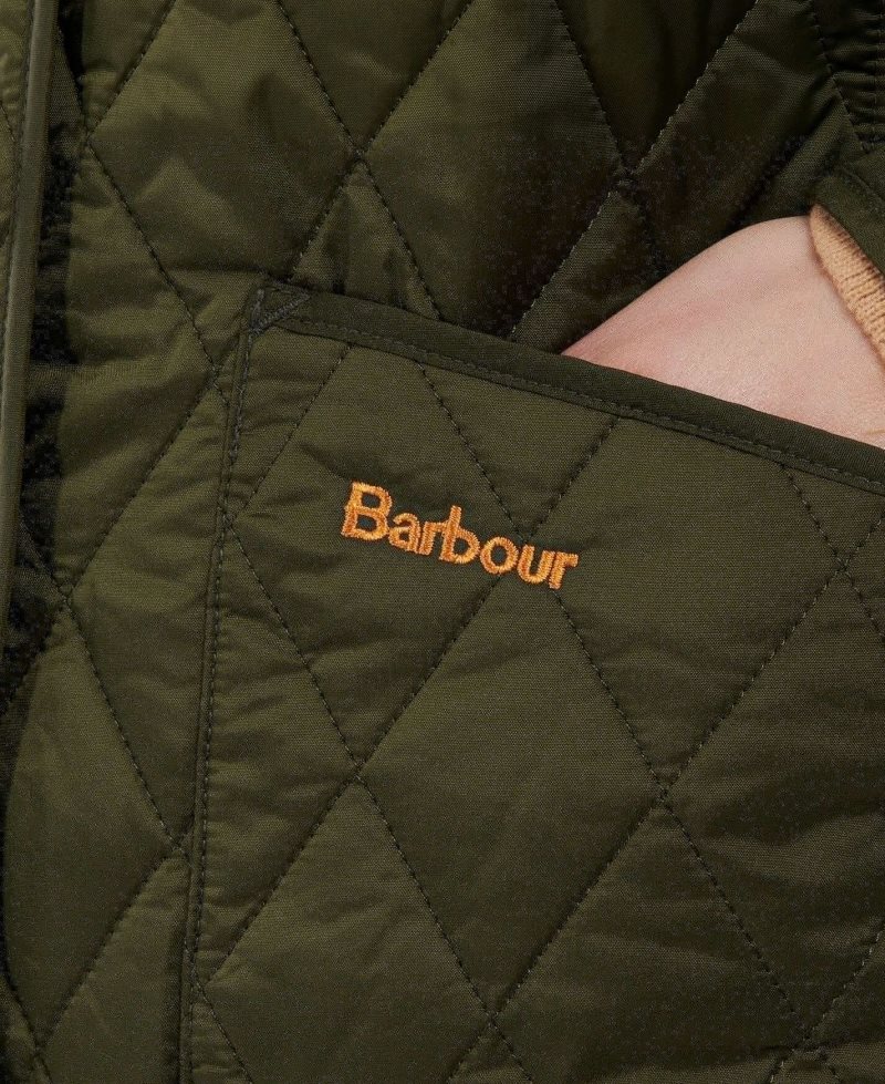 Barbour Annandale Quilted Jacket Dark Red | KAD148695