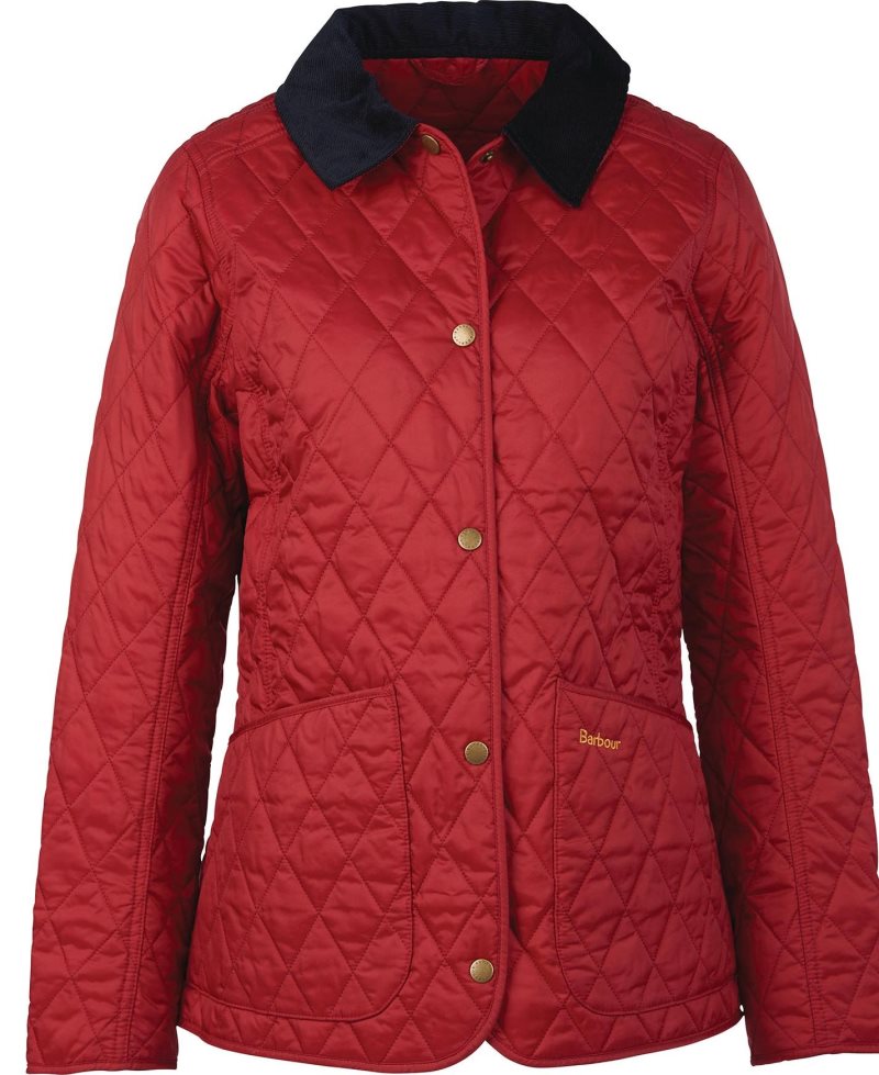 Barbour Annandale Quilted Jacket Dark Red | YJR860457