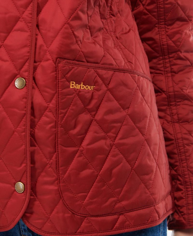 Barbour Annandale Quilted Jacket Dark Red | YJR860457