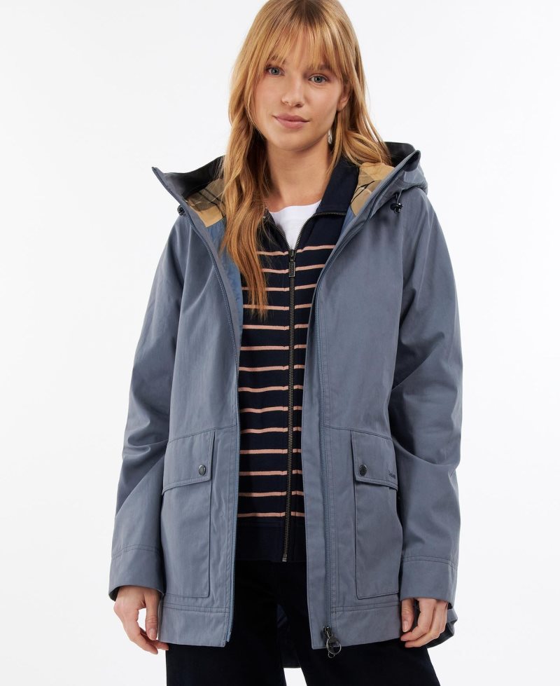 Barbour Armeria Jacket Plus Size Zenith Blue | DNT527031