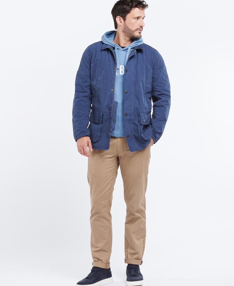 Barbour Ashby Casual Jacket Insignia Blue | NUP928651