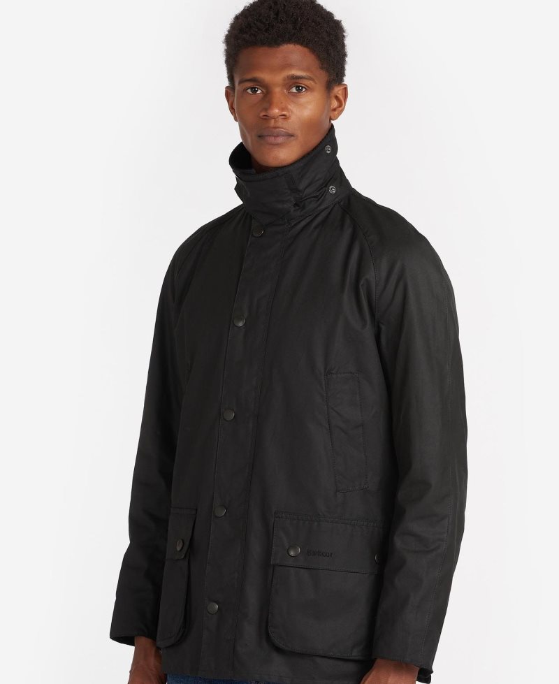 Barbour Ashby Wax Jacket Navy | HDK035942