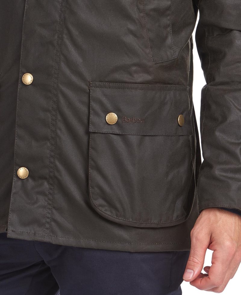 Barbour Ashby Wax Jacket Navy | WKV954286