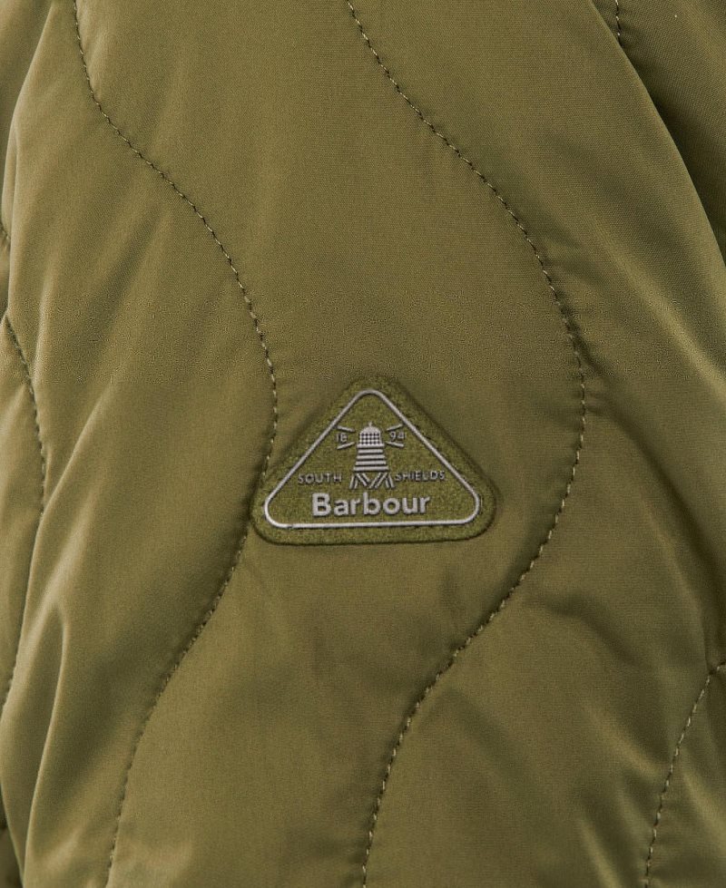 Barbour Astley Quilted Jacket Dark Moss | IVJ261947