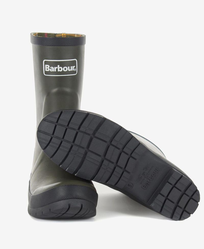 Barbour Banbury Wellington Boots Olive | XVH215409