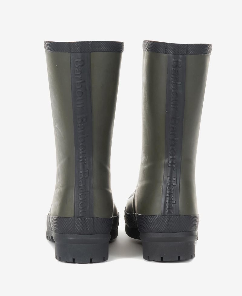 Barbour Banbury Wellington Boots Olive | XVH215409