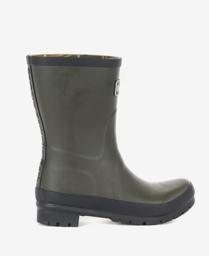 Barbour Banbury Wellington Boots Olive | XVH215409