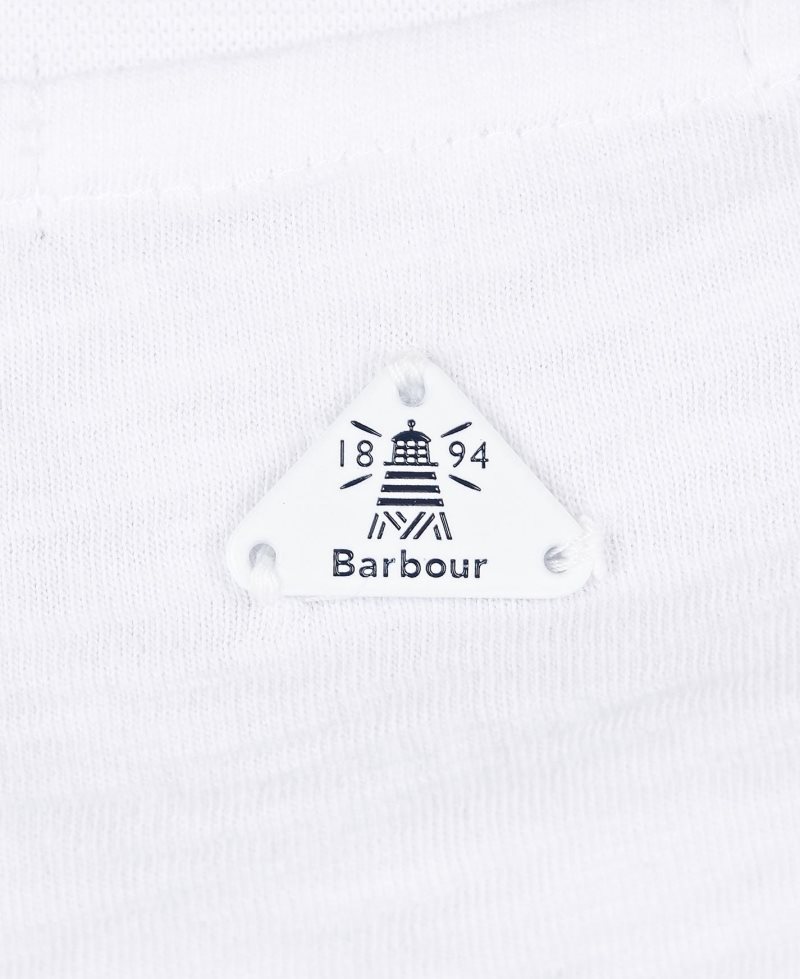 Barbour Barmouth Top White | AKP560231