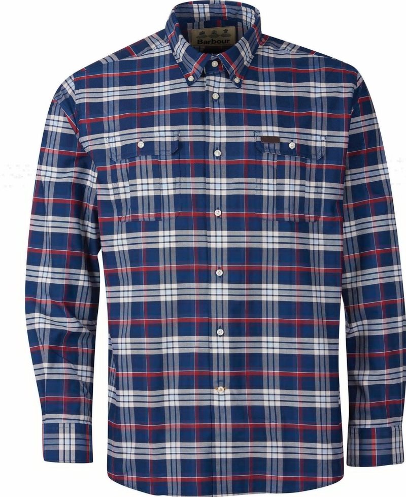 Barbour Barton Coolmax Shirt Stone | KMQ219748