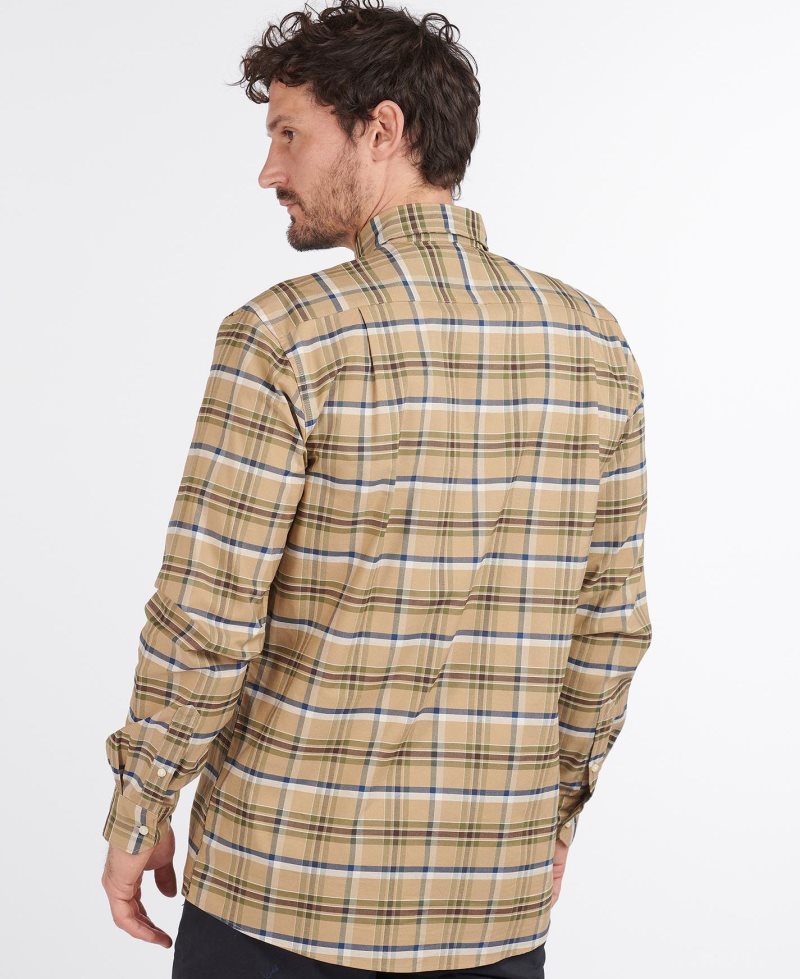 Barbour Barton Coolmax Shirt Stone | MHY713849