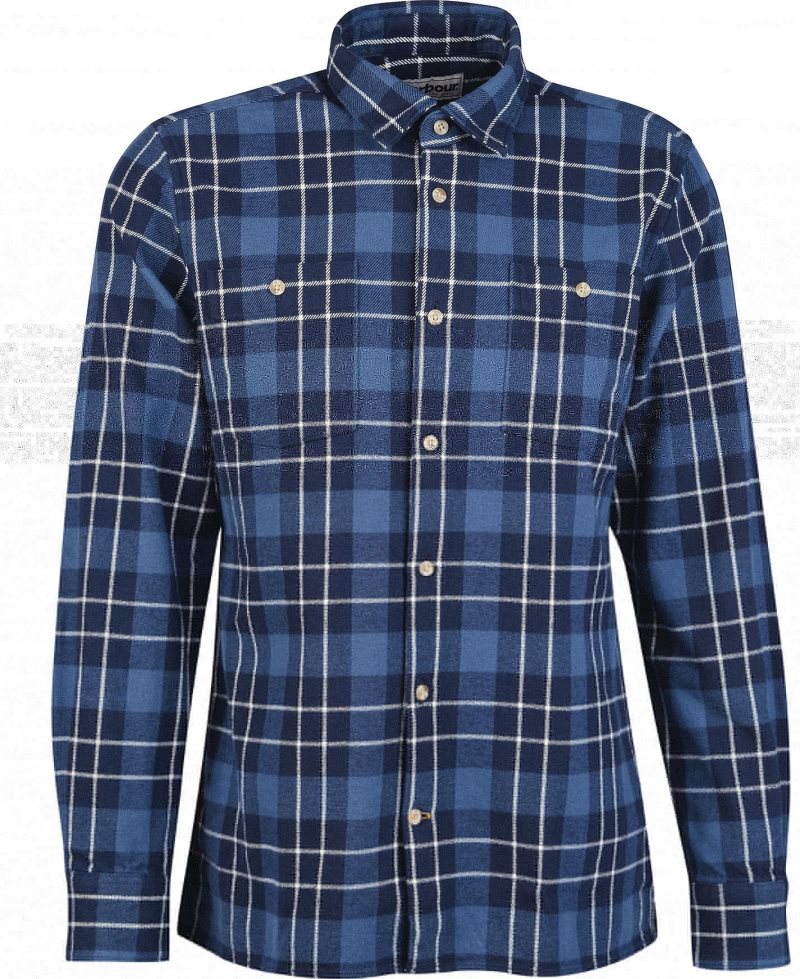 Barbour Baysbarn Shirt Navy | ENF159473