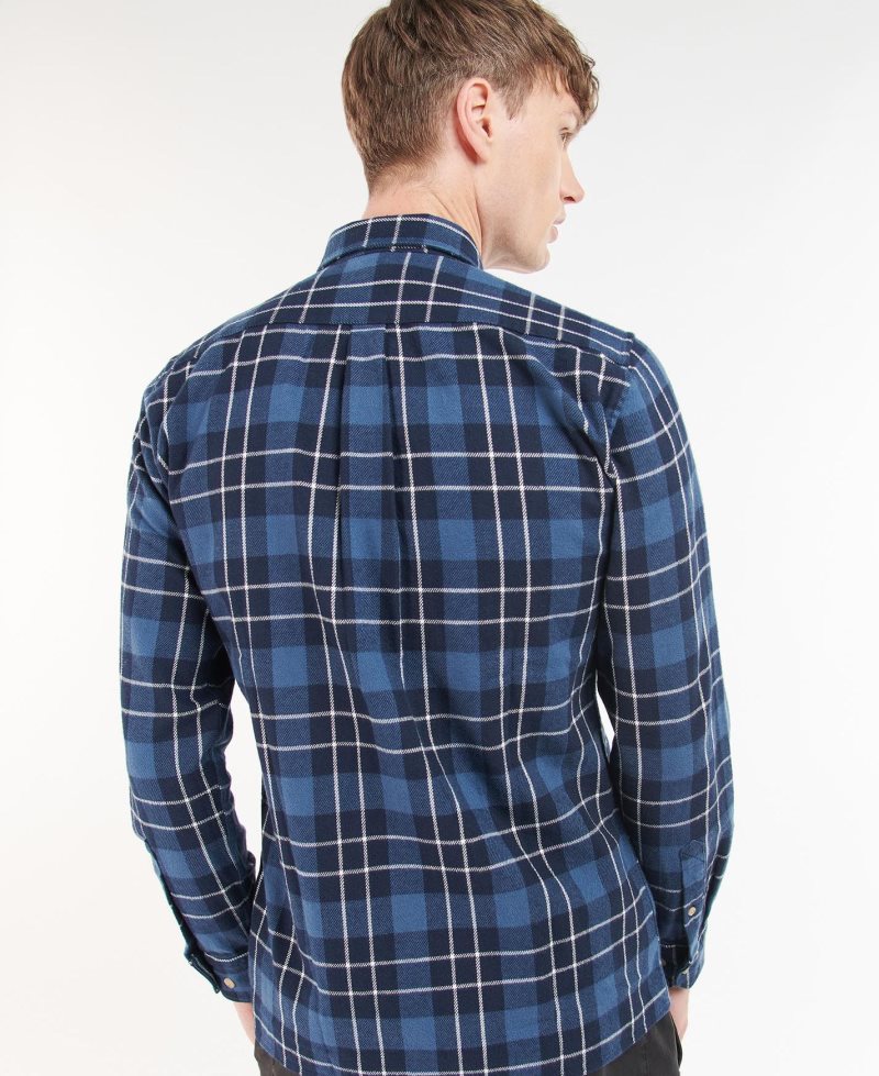 Barbour Baysbarn Shirt Navy | ENF159473