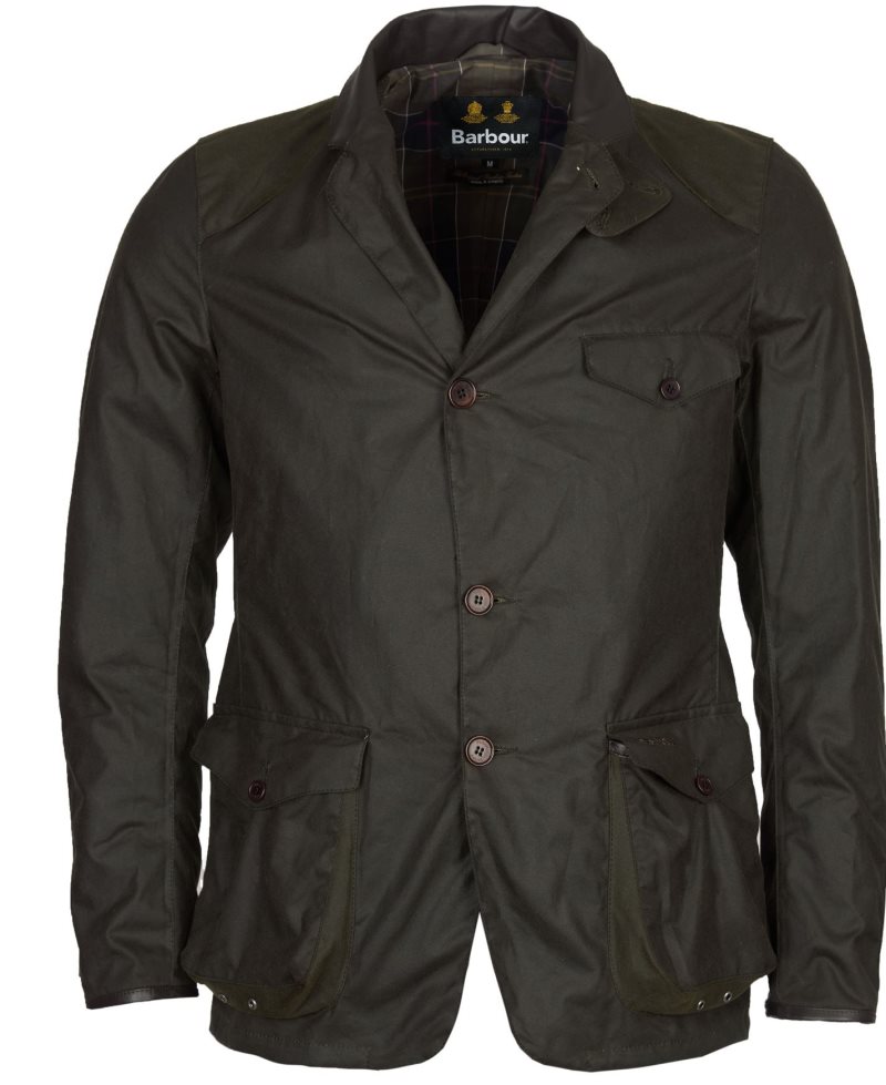 Barbour Beacon Sports Wax Jacket Olive | APX406175