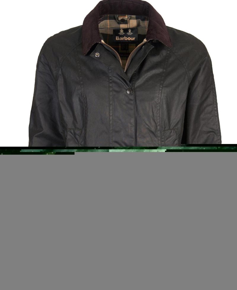 Barbour Beadnell? Wax Jacket Black | TDW098637